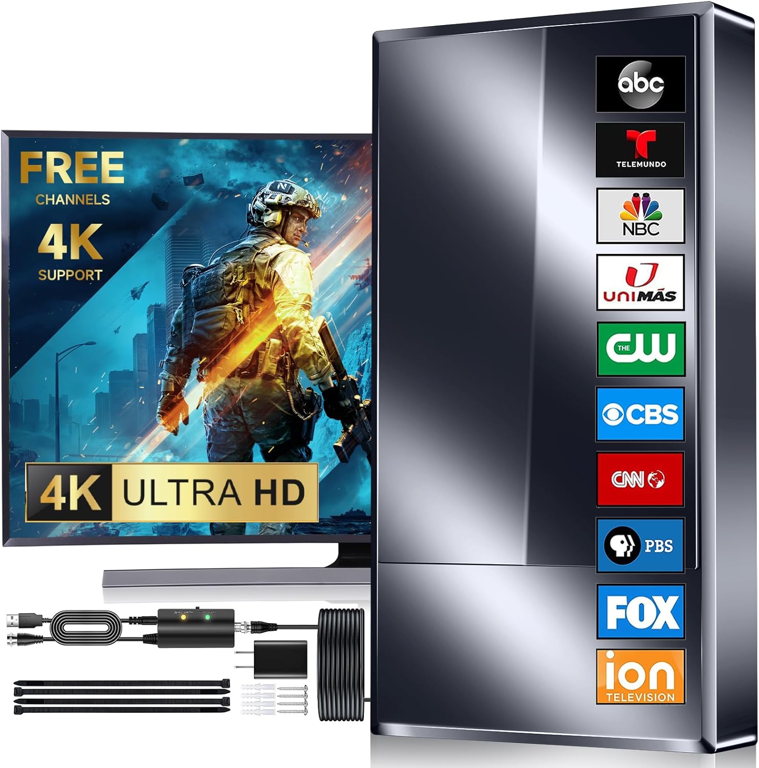 2024 Strongest Indoor TV Antenna with 2000+ Miles Range