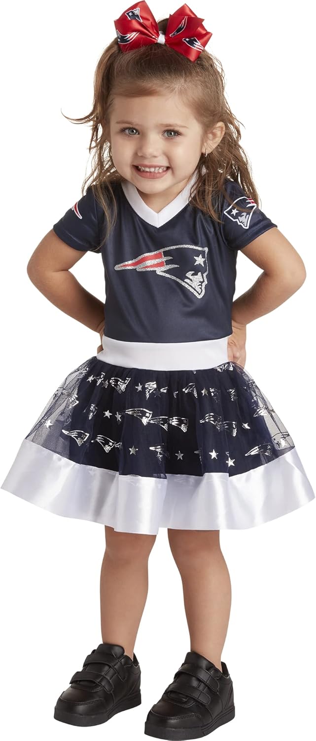 MODERN HERO Toddler Girl's NFL MVP Tailgate Tutu Dress Costume