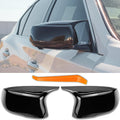 Q50 Mirror Caps for Infiniti Q50 Q60 - Glossy Black Pair