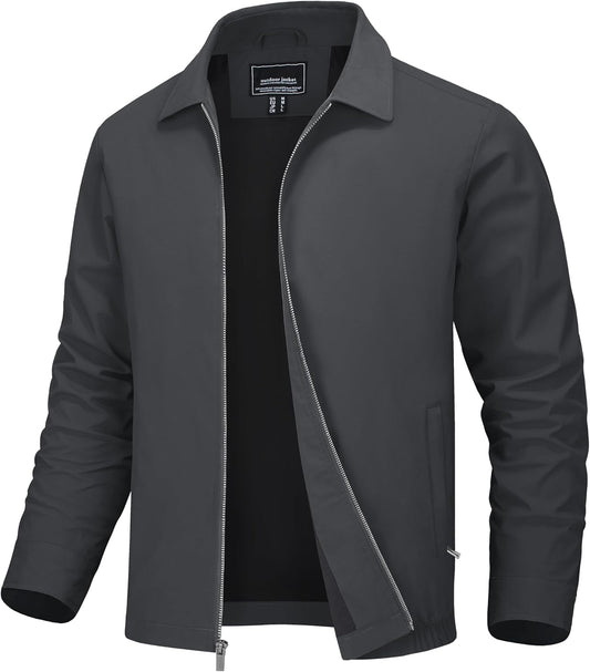 MAGNIVIT Men's Lightweight Jackets for Stylish Golf and Casual Wear
