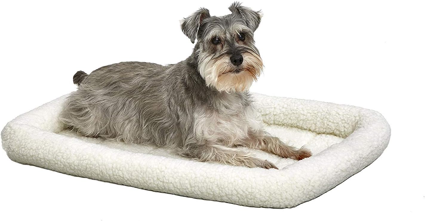 MidWest QuietTime Dog Bed for Medium Breeds, Ultra-Soft Fleece