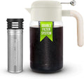 LAFEECA Cold Brew Maker - Airtight Stainless Filter - 51 oz Tritan Pitcher