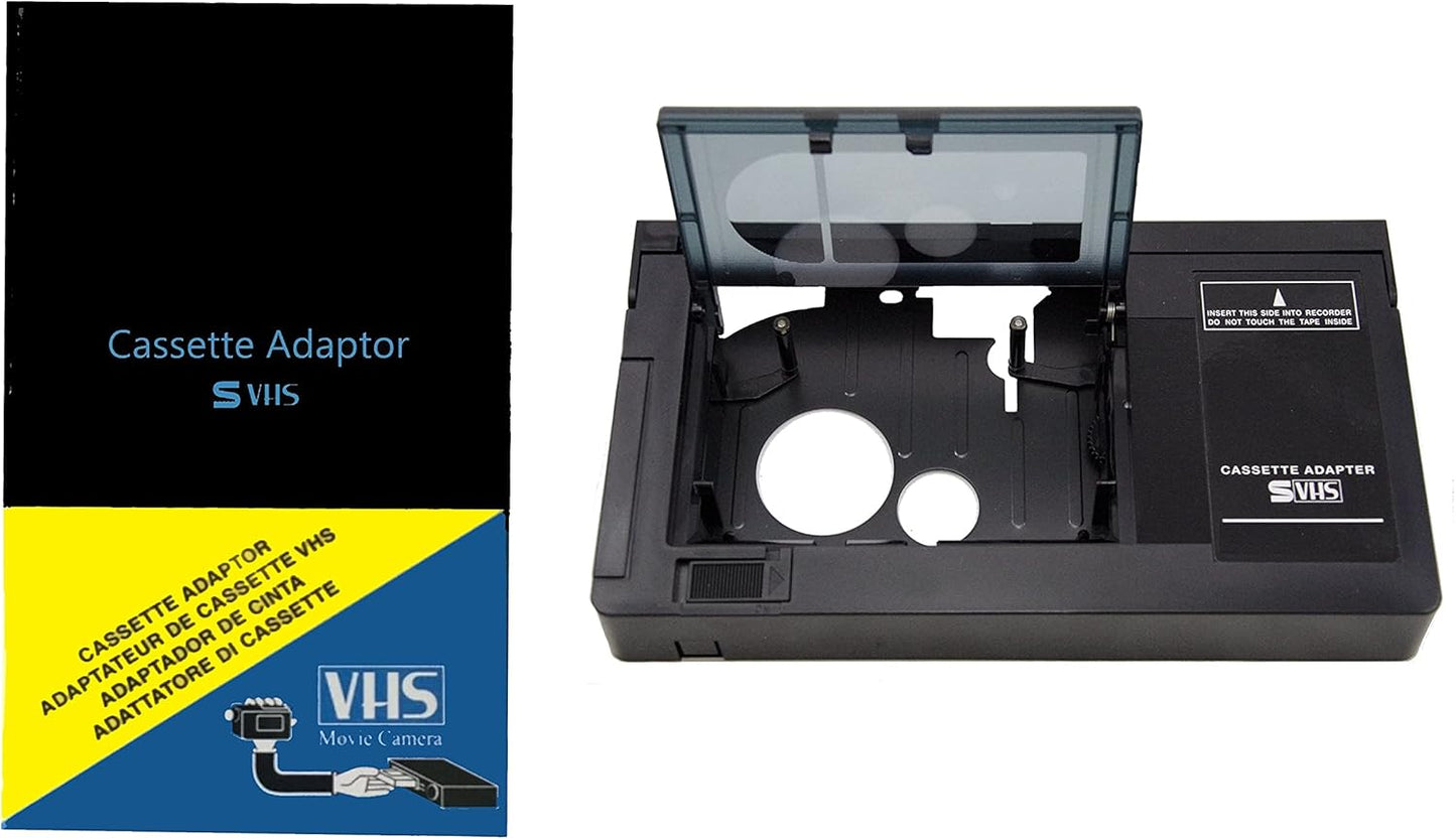 Motorized VHS-C Cassette Adapter for JVC and Panasonic Models