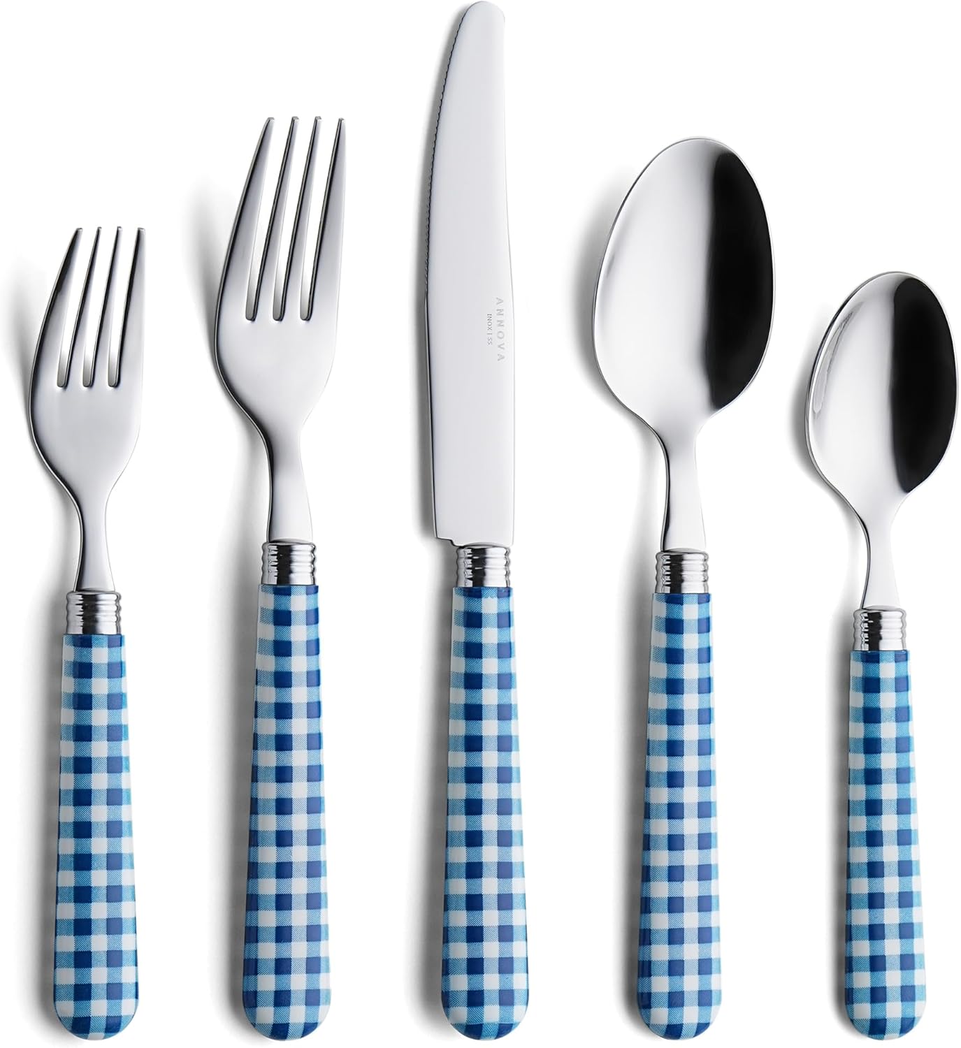 ANNOVA Colorful Stainless Steel Silverware Set for Dining