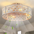 20 Caged Ceiling Fans with Lights for Stylish Home Comfort