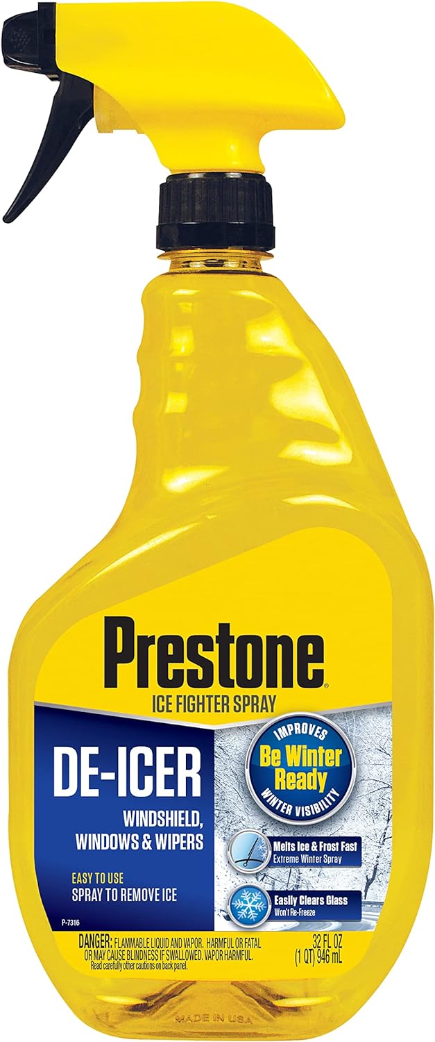 Prestone Trigger Spray Windshield De-Icer 32 oz Pack of 6
