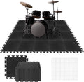 20 Pieces Sound Absorbing Interlocking Floor Mats - Noise Dampening