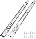 16 in 3-Section Full Extension Ball Bearing Drawer Slides - 100 LB