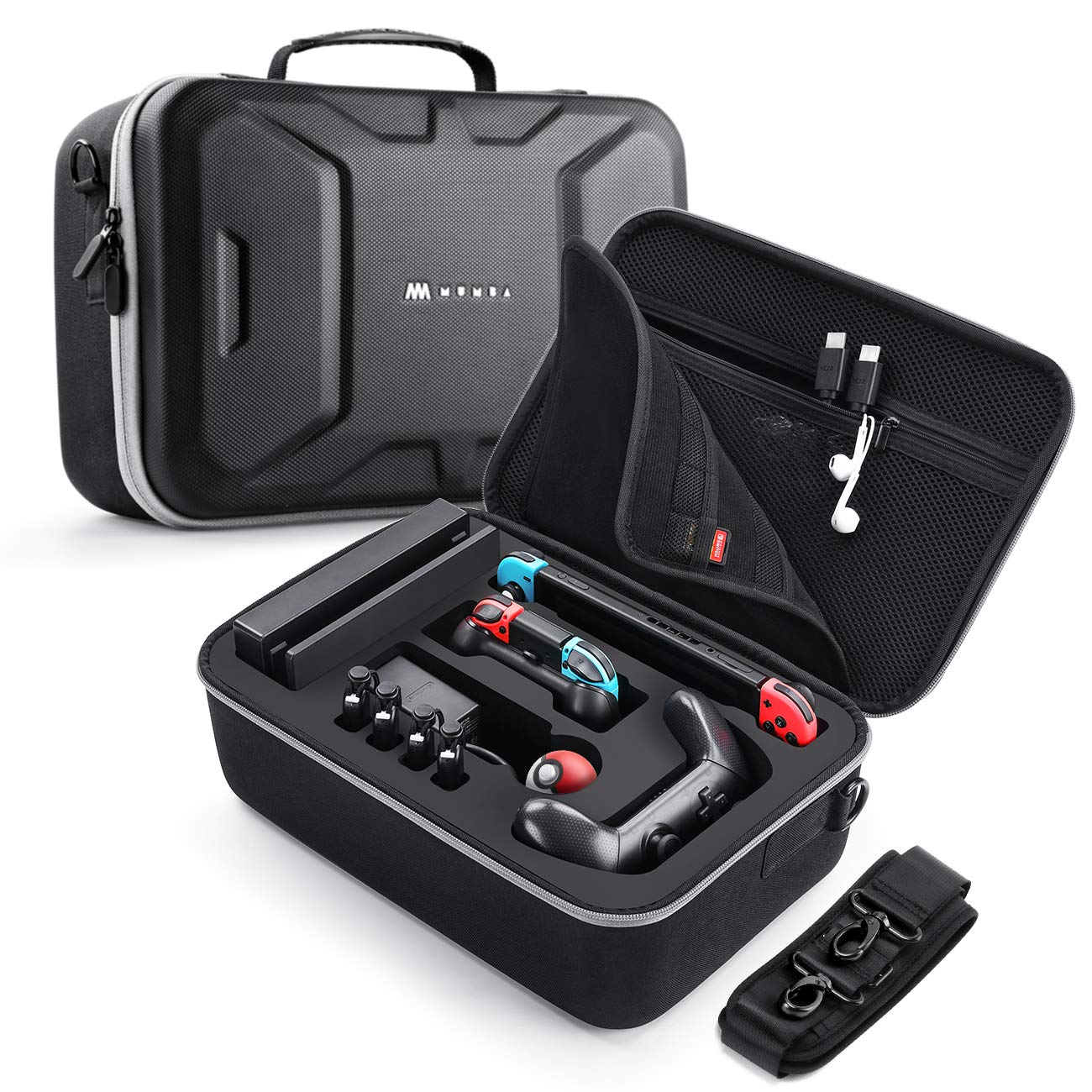 Mumba Deluxe Carrying Case for Nintendo Switch OLED Travel Storage