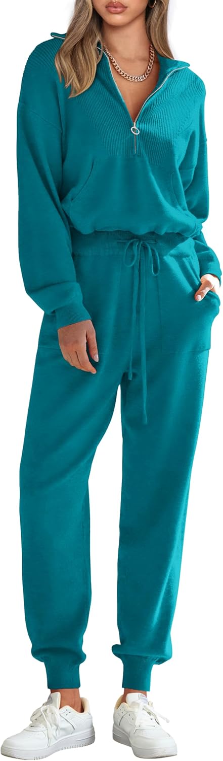 PRETTYGARDEN Women's 2 Piece Sweater Set for Casual Style
