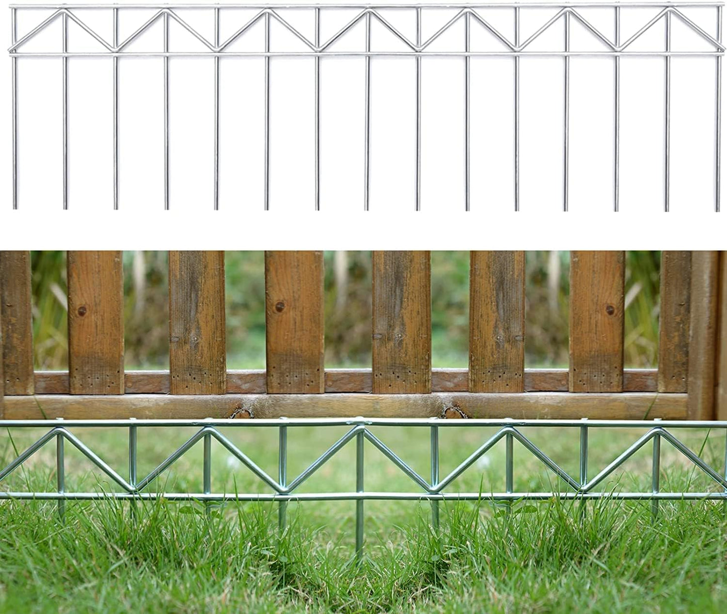 15 Pack 32in L x 10in H Animal Barrier Fence for Dogs Outdoor