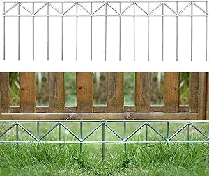 GRELWT 25 Pack Animal Barrier Fence for Outdoor Garden Use