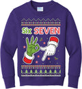 Kids Ugly Santa Crewneck - Fun Christmas Sweater for Holidays