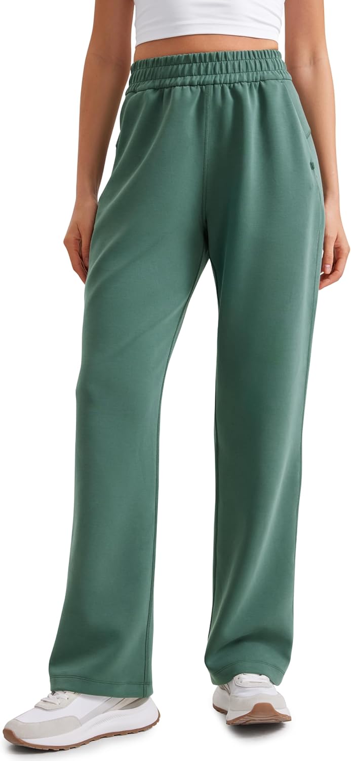 CRZ YOGA SoftAura Wide Leg Casual Sweatpants for Women