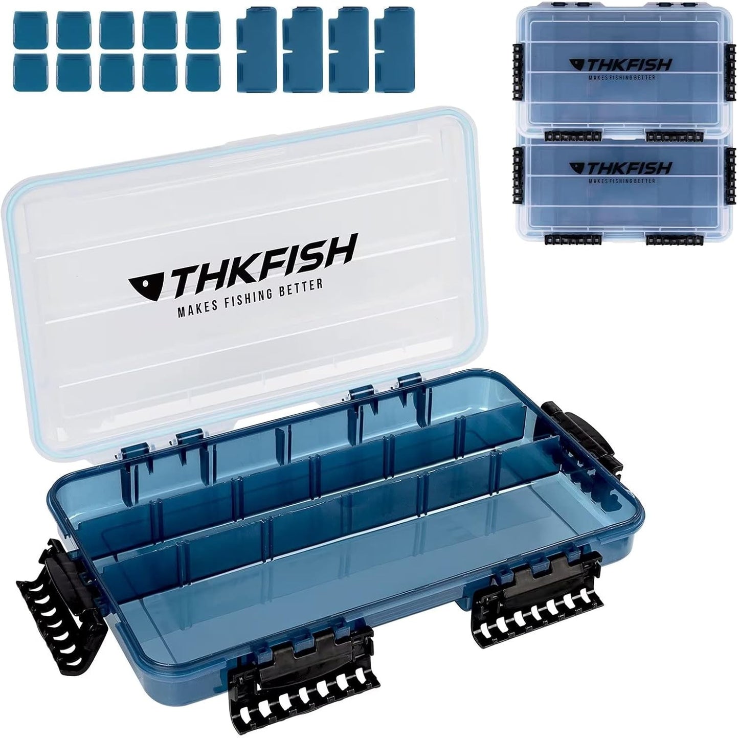 THKFISH 3700S Floating Tackle Box - Sun-Proof & Organized