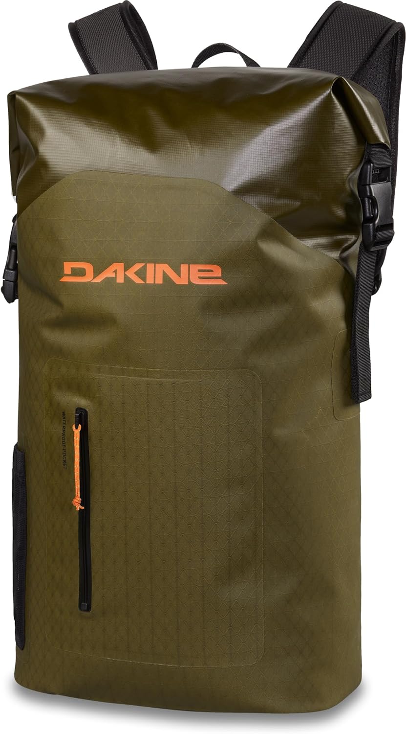 Dakine Cyclone Lt 30L Rolltop - Waterproof Dark Olive Pack