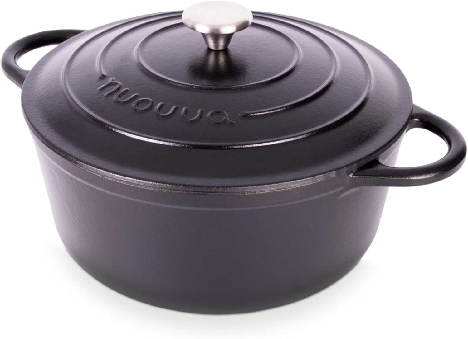 Nuovva Enamelled Cast Iron Dutch Oven Pot for Versatile Cooking