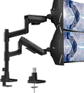 Vertical Dual Monitor Mount for 17-49in Ultrawide Screens - Heavy Duty