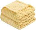 Vessia Flannel Fleece King Size Bed Blanket 108x90 in - Soft 300GSM