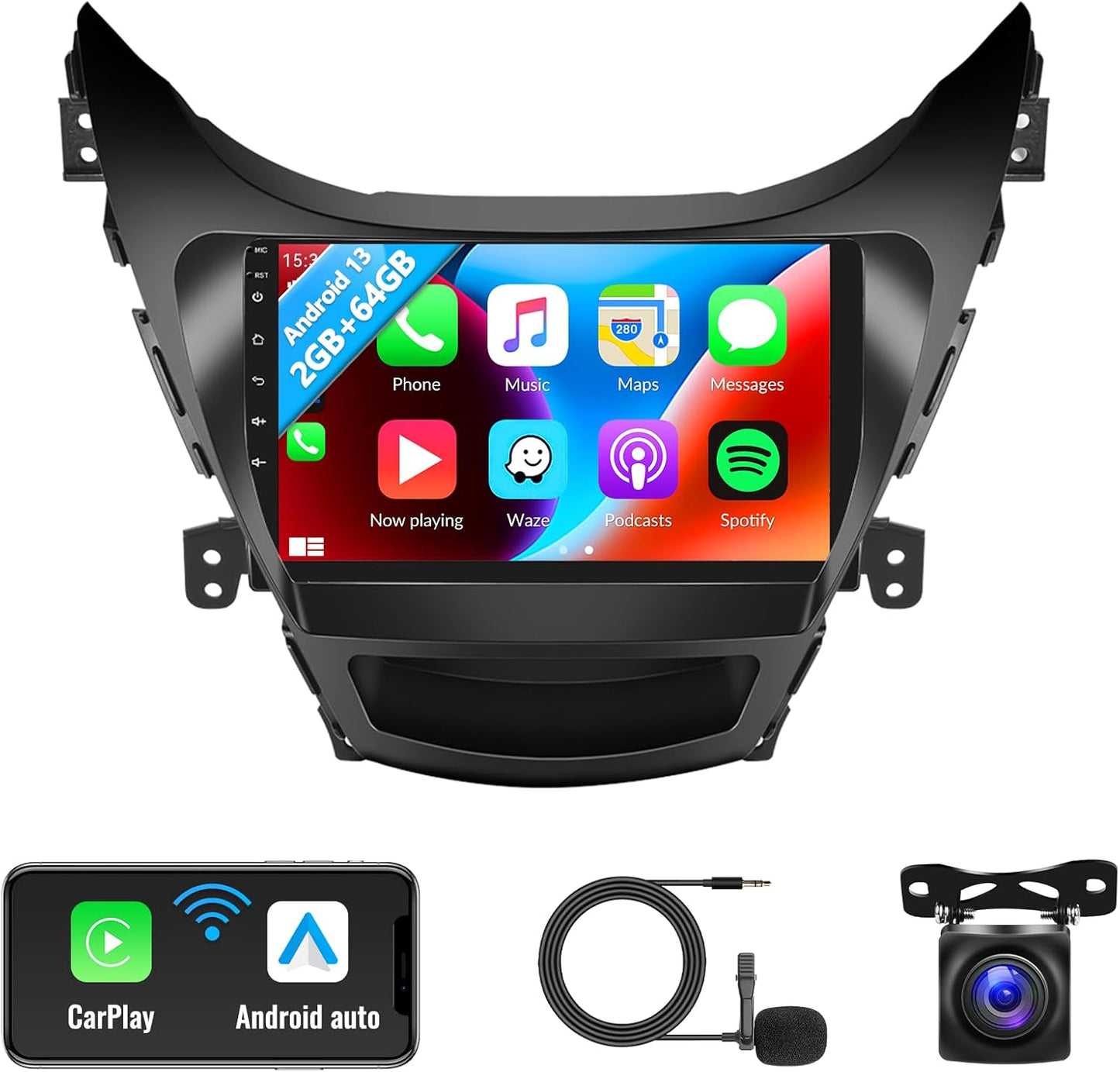 SIXWIN Android Car Stereo for Hyundai Elantra 2011-2013 Review