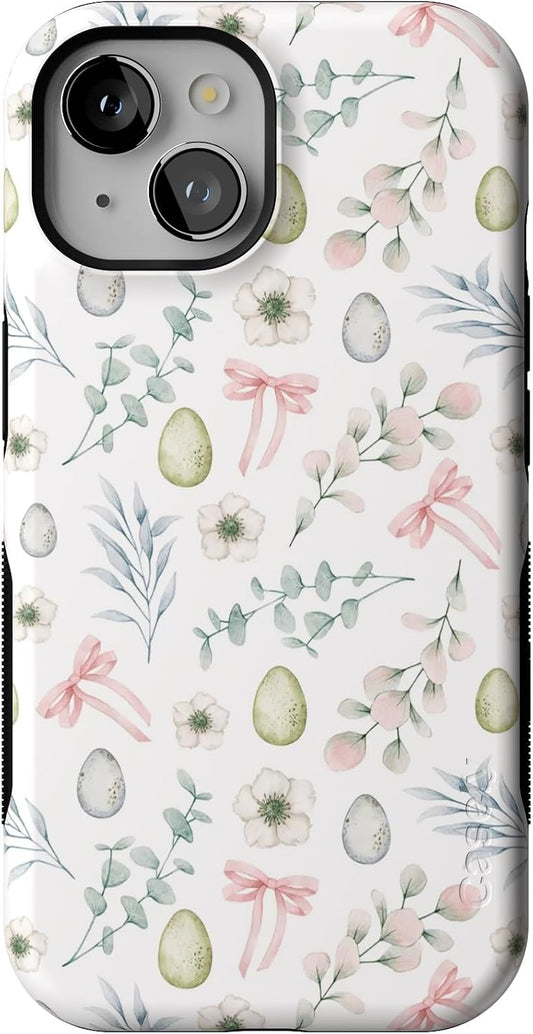Casely iPhone 15 Case - Bold Protective Design for Spring Garden
