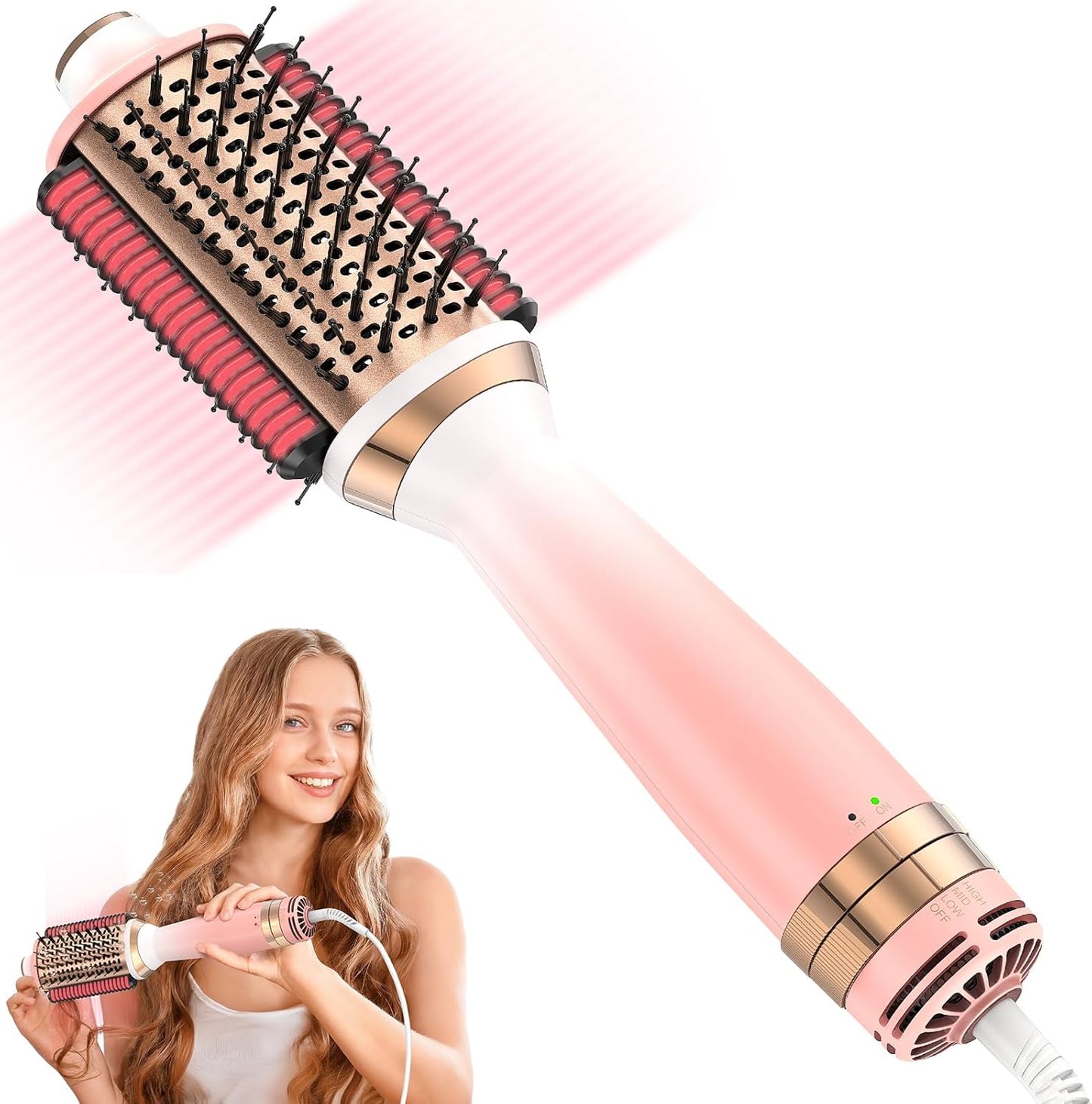 4-in-1 Volumizing Hot Air Brush by LOREINTA