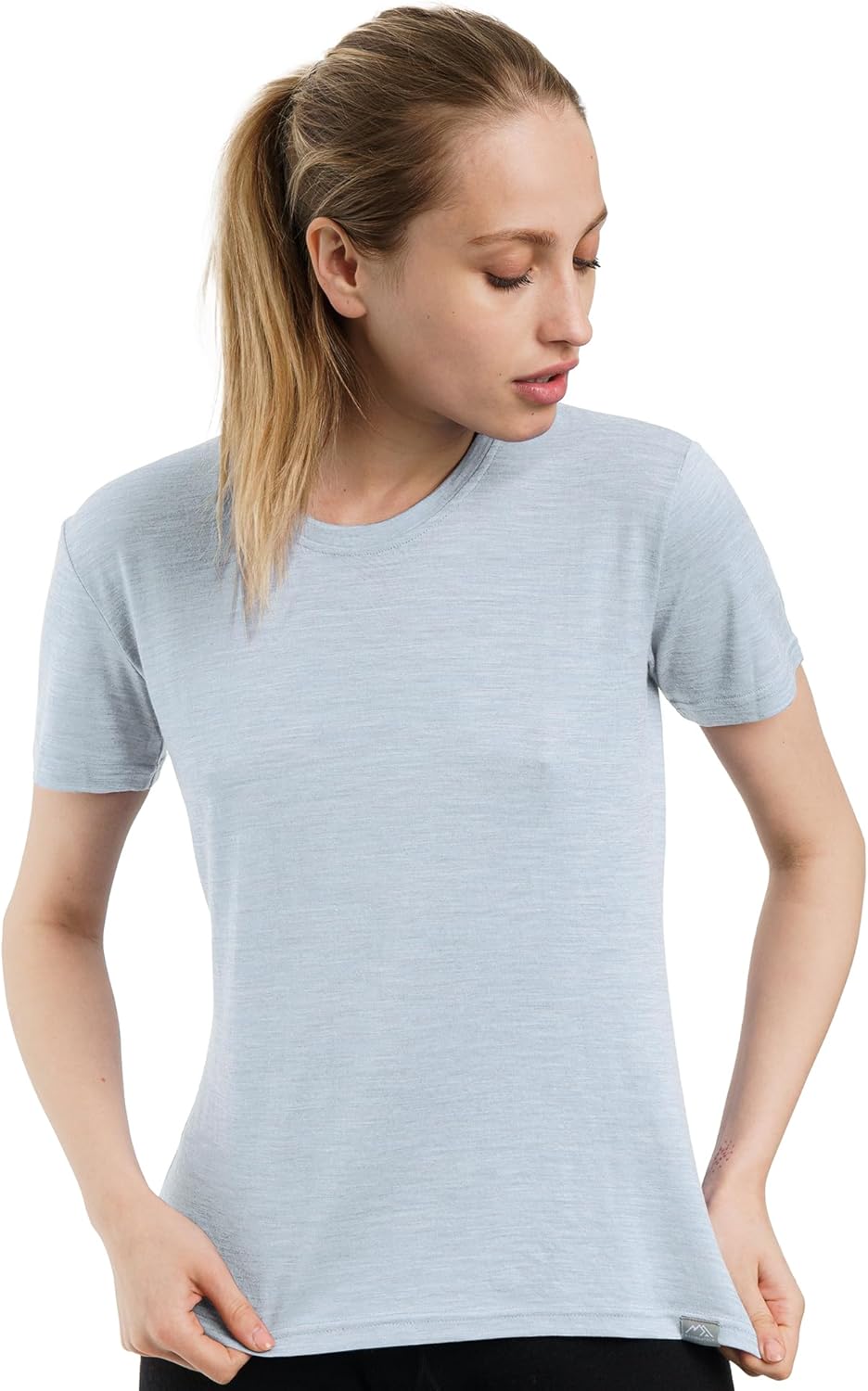Merino Wool Shirt Women - Lightweight Breathable Base Layer Tee