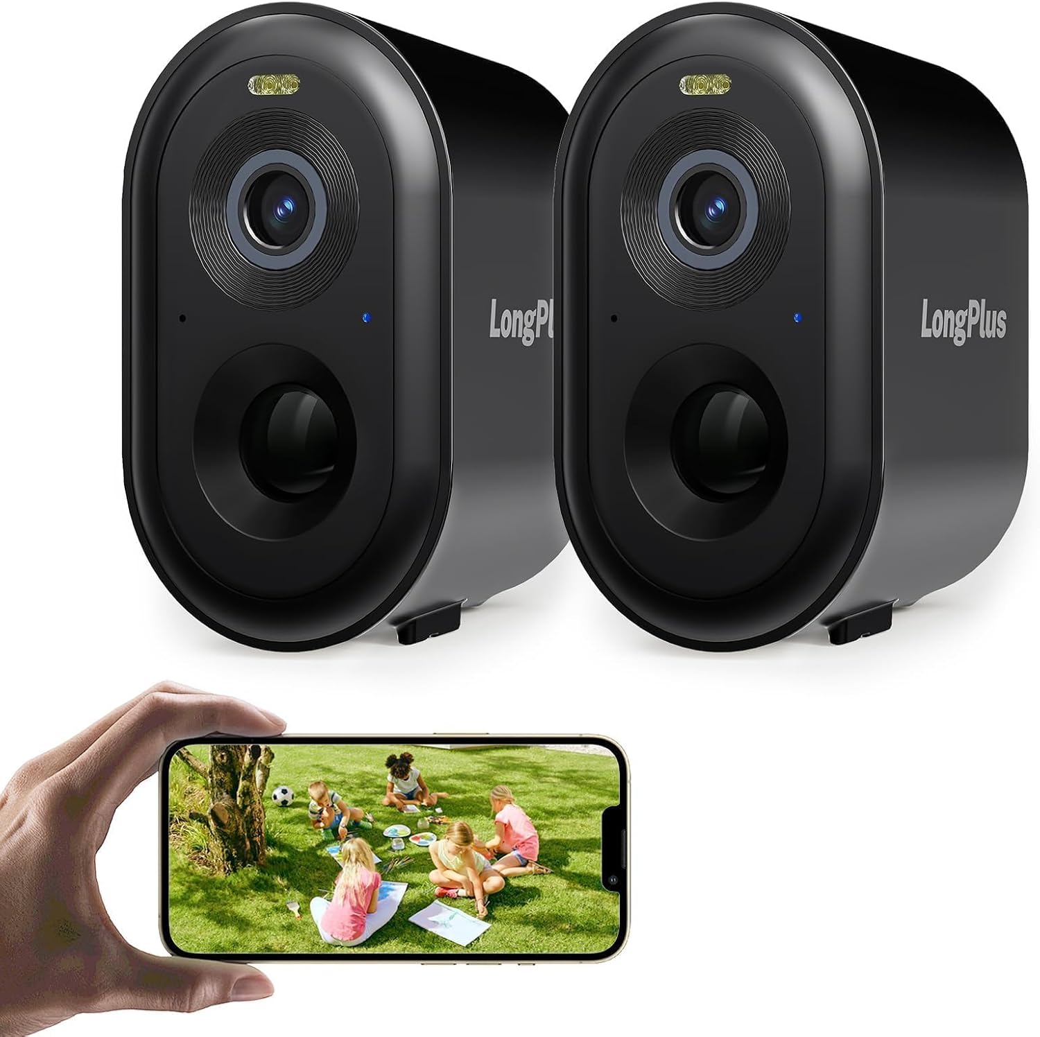 LongPlus 2K Wireless Camera - AI Motion Detection for Enhanced Home Security