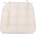 Barnett Home Decor Cotton Duck Natural Dining Chair Pad - Small