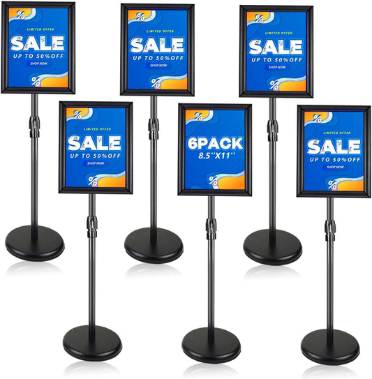 Adjustable Sign Holder Stand for 8.5 x 11 inch Displays