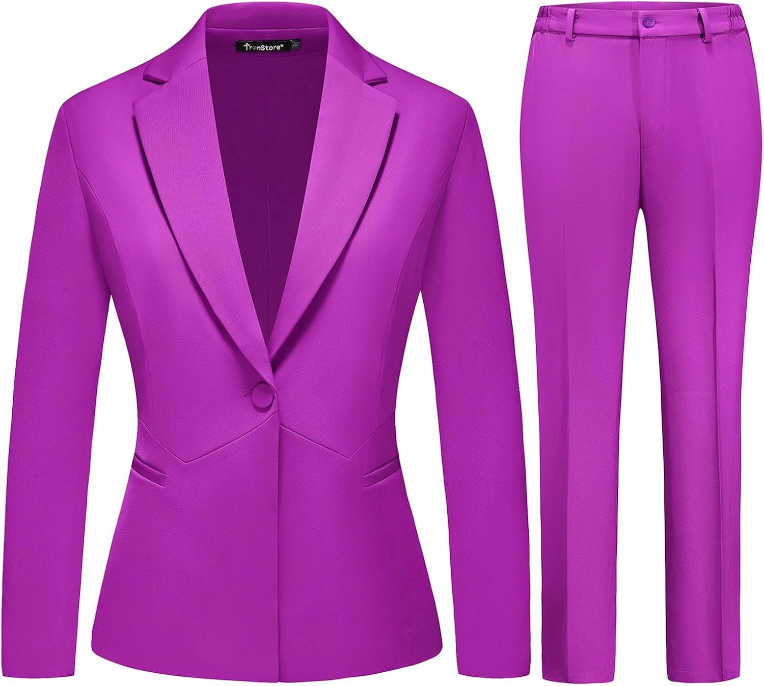 Women's Business Suits for Work Professional 2 Piece Slim Fit