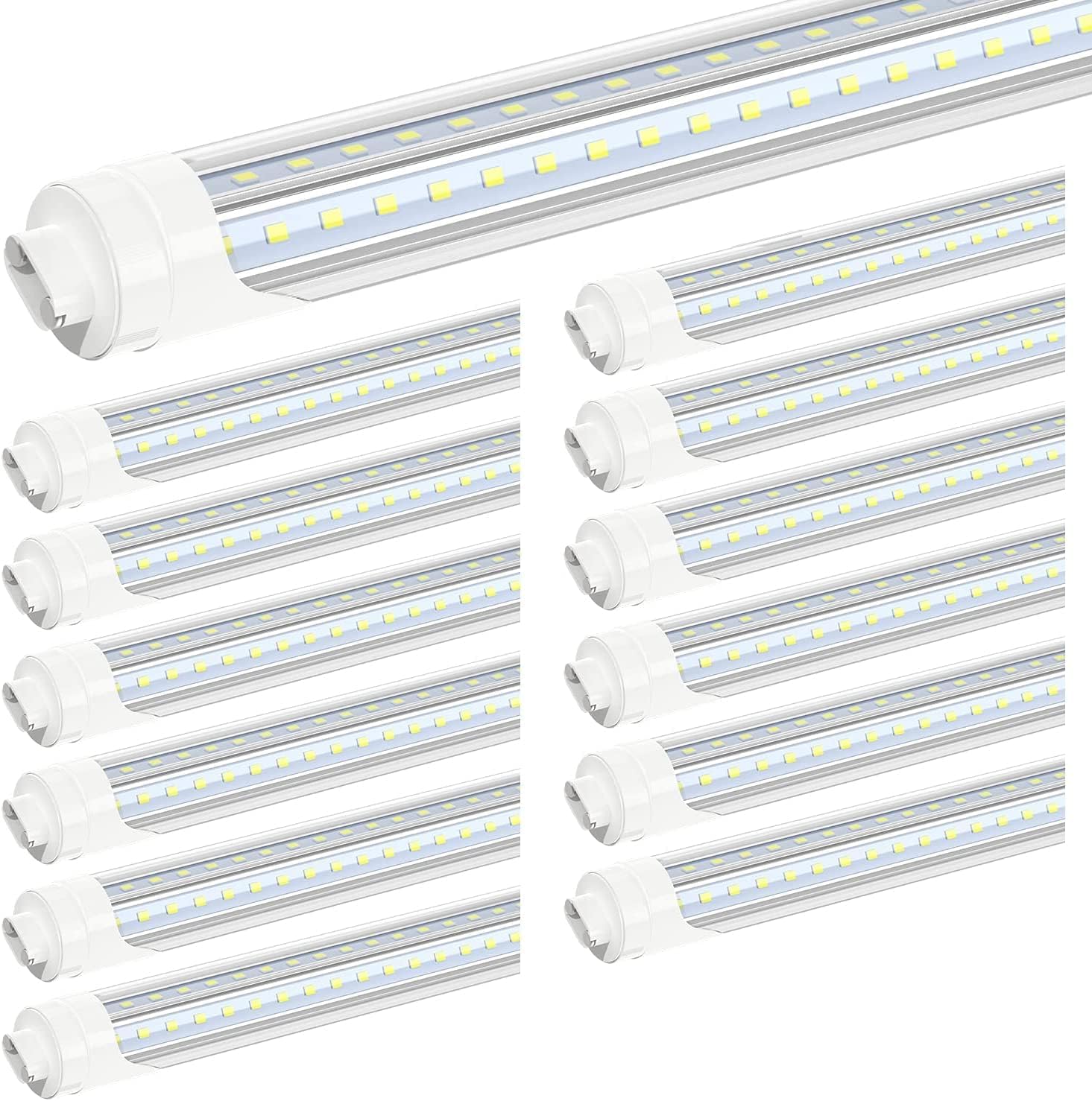 JESLED 8FT R17D LED Bulbs - Bright 7200LM Daylight Replacement