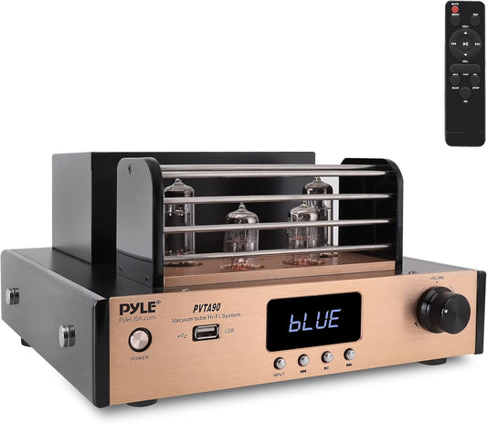 Pyle Bluetooth Tube Amplifier Stereo Receiver - 1000W Hi-Fi Power
