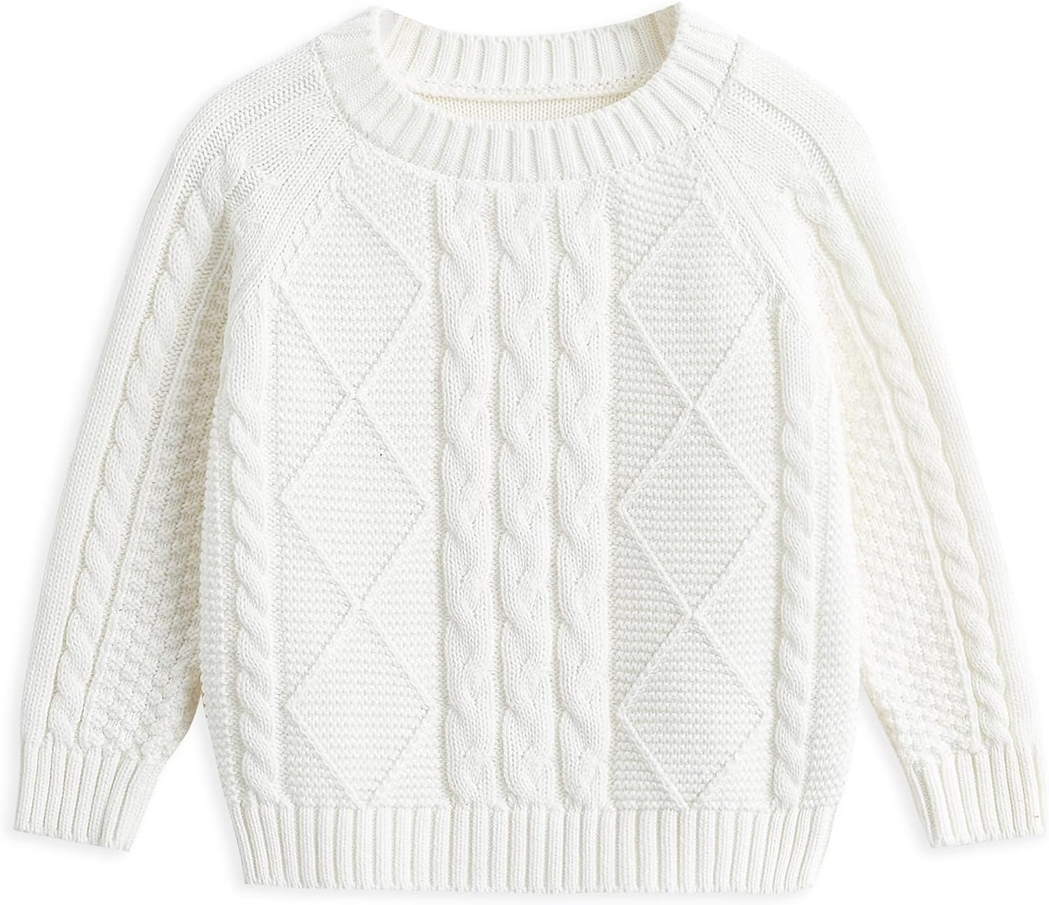 Curipeer Baby Boys Girls Cable Knit Sweater for Fall Wear