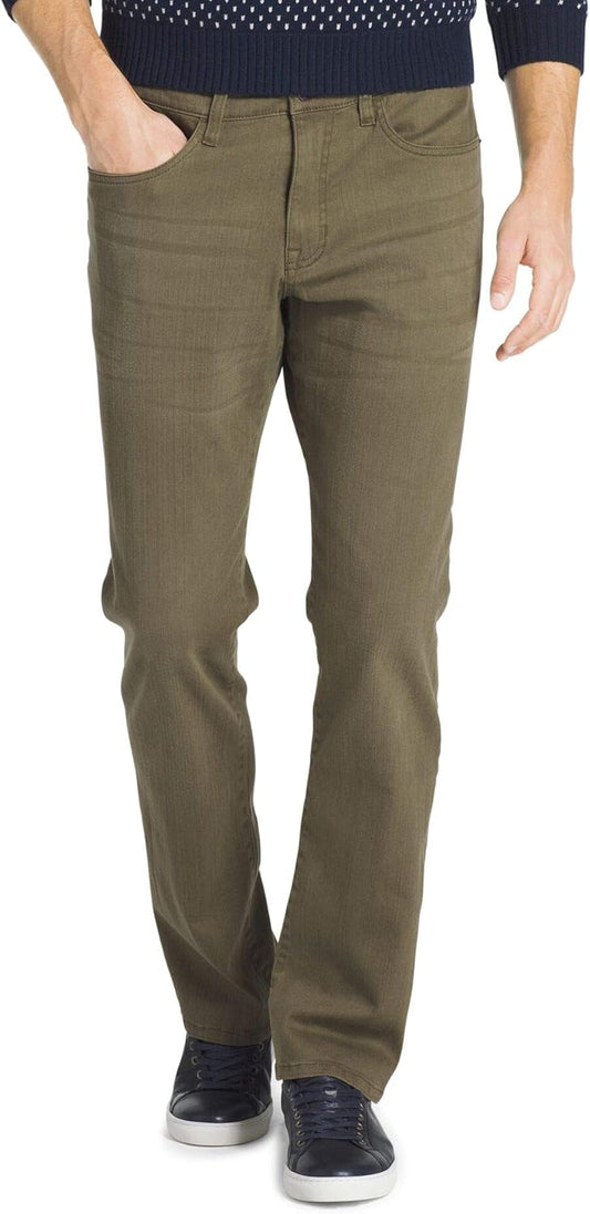 IZOD Men's Relaxed Fit Comfort Stretch Denim Jeans for Style