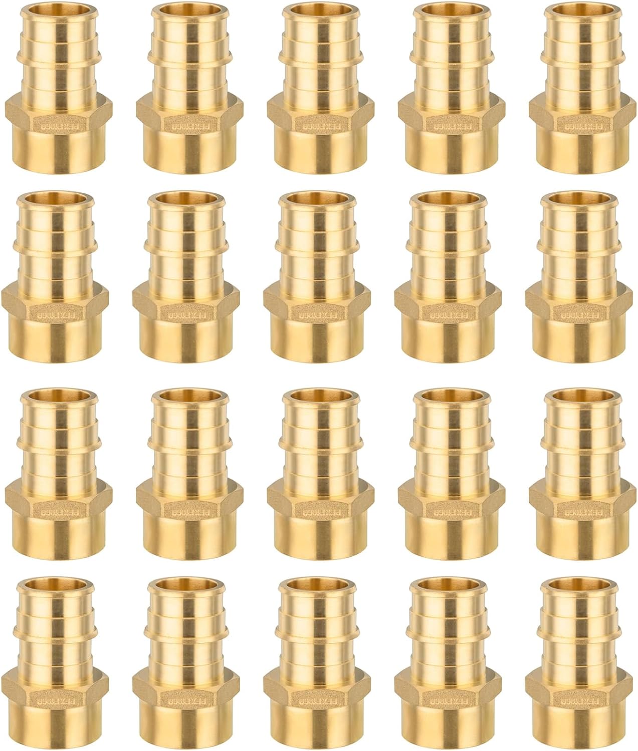 20 Pack PEX-A Fittings for Easy Installation and Durability