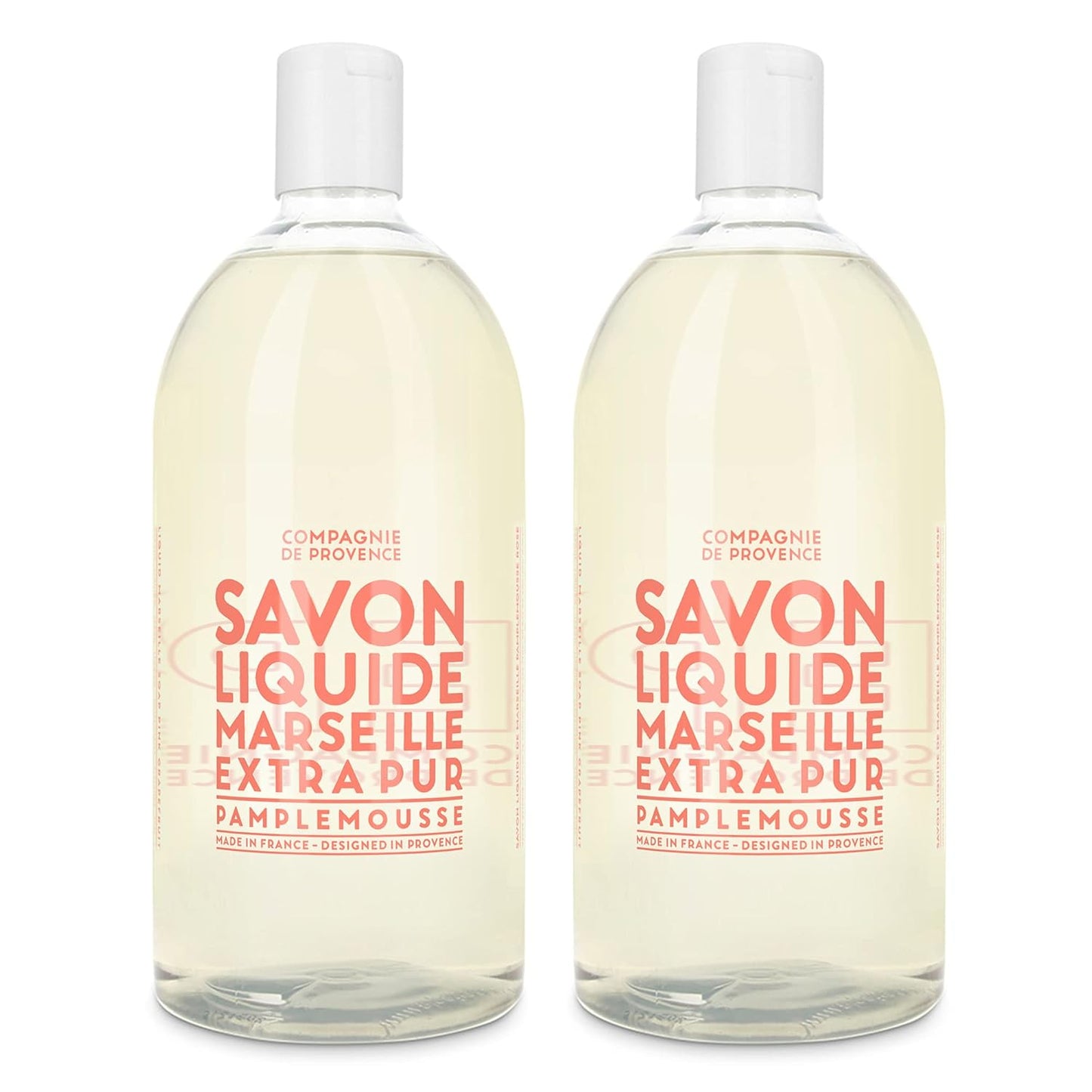 Compagnie de Provence Liquid Soap Pink Grapefruit Refills 33.8 fl oz