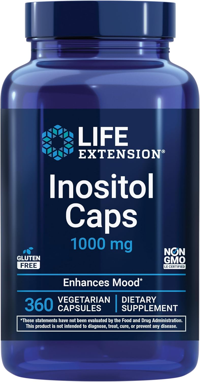 Inositol Caps 1000 mg for Mood Health and Hormone Balance