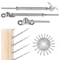Muzata 20 Pairs 1/8in Cable Railing Hardware Kit for Decks
