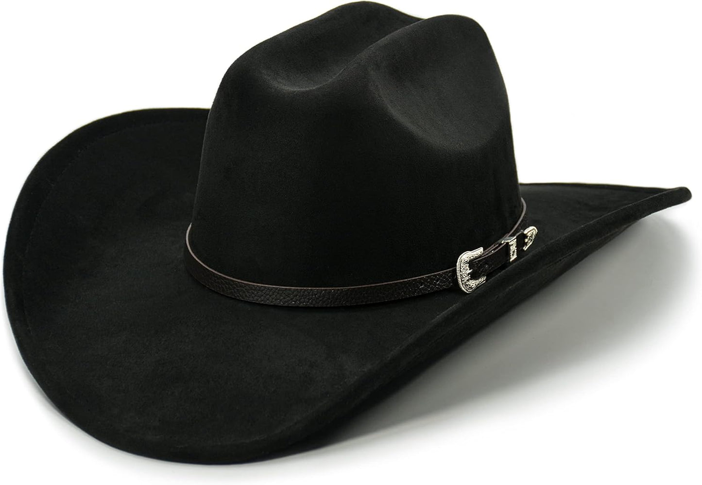 Cowboy Hat for Women and Men - Shapeable Wide Brim Felt Hats