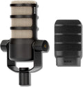 Rode PodMic Cardioid Dynamic Broadcast Microphone with WS14 Pop Filter