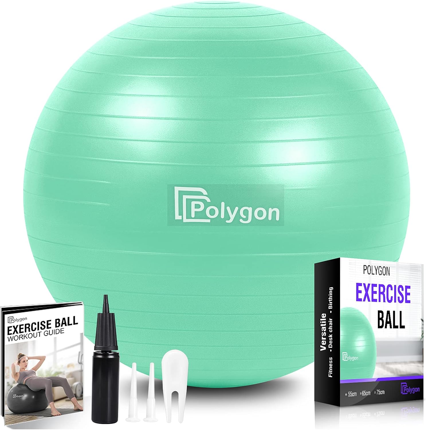 Anti-Burst Yoga Ball for Balance & Stability