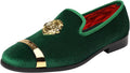 ELANROMAN Men's Trendy Velvet Loafers for Weddings and Events
