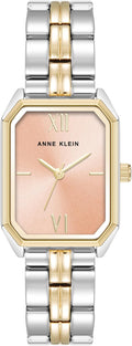 Anne Klein Women's Bracelet Watch with Salmon Sunray Dial