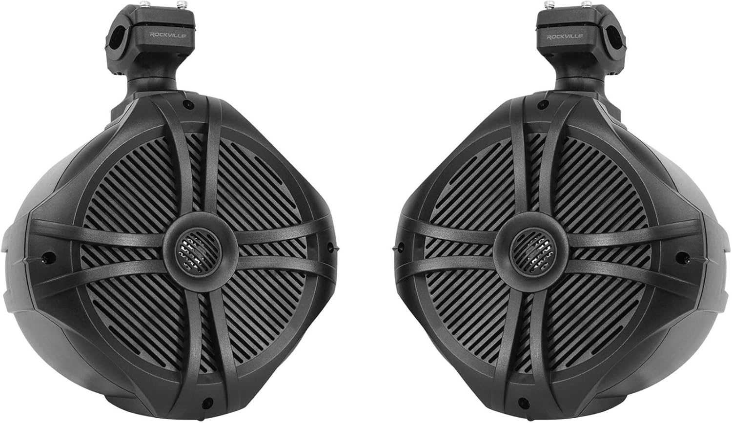 Rockville 8 Marine Wakeboard Speakers - 360 Swivel Tower - 300w Power