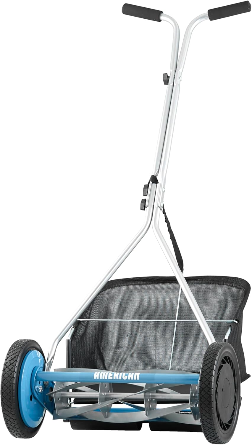 16-Inch 5-Blade Walk Behind Reel Mower for a Healthier Lawn