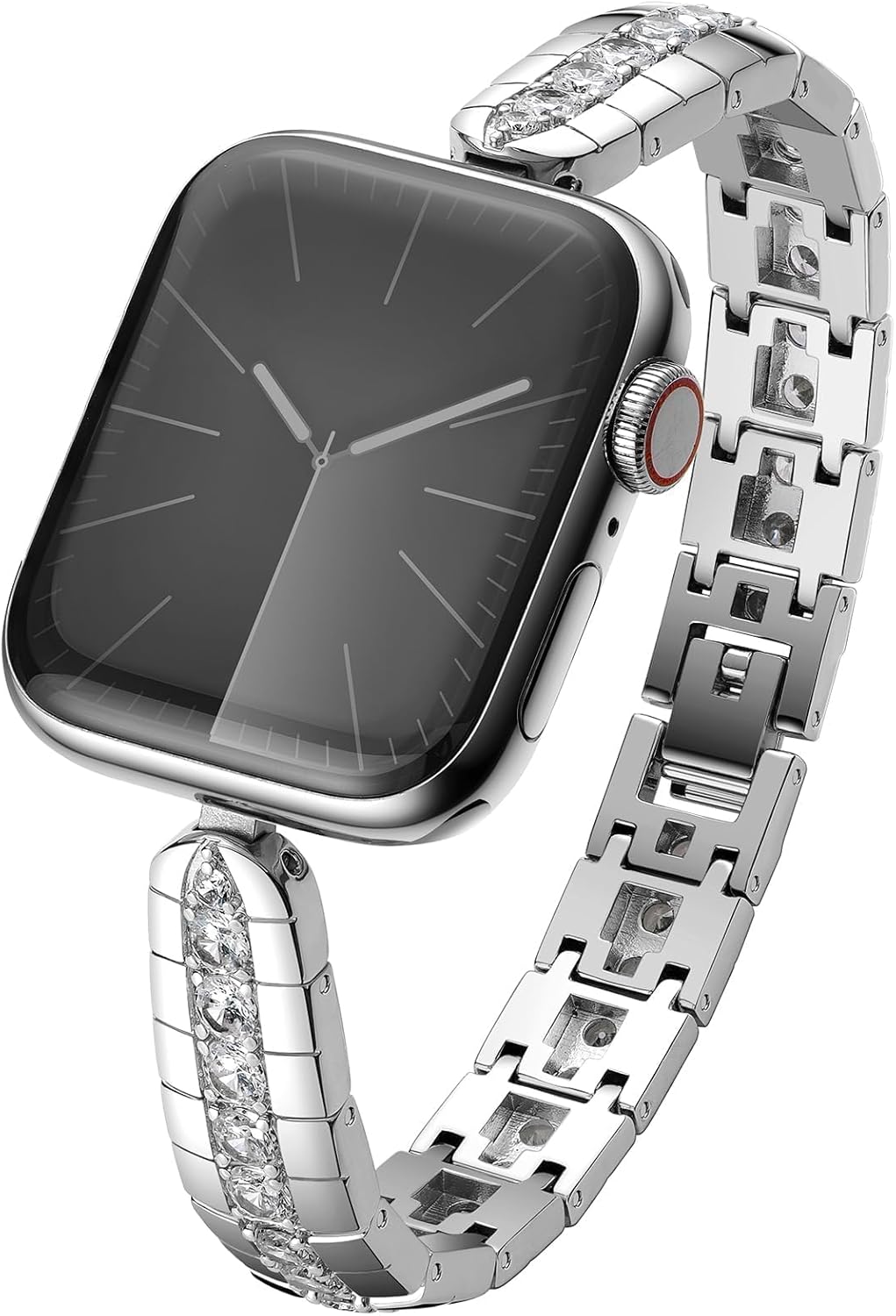 Compatible Apple Watch Band with Natural Zircon Gems for Women