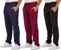 Men's Mesh Athletic Sweatpants 3 Pack - Open Bottom Comfort style
