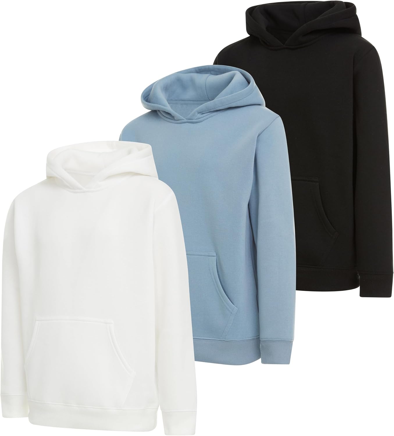 PURE CHAMP Boys Hoodies 3 Pack Fleece Pullover & Zip-Up Sweatshirts