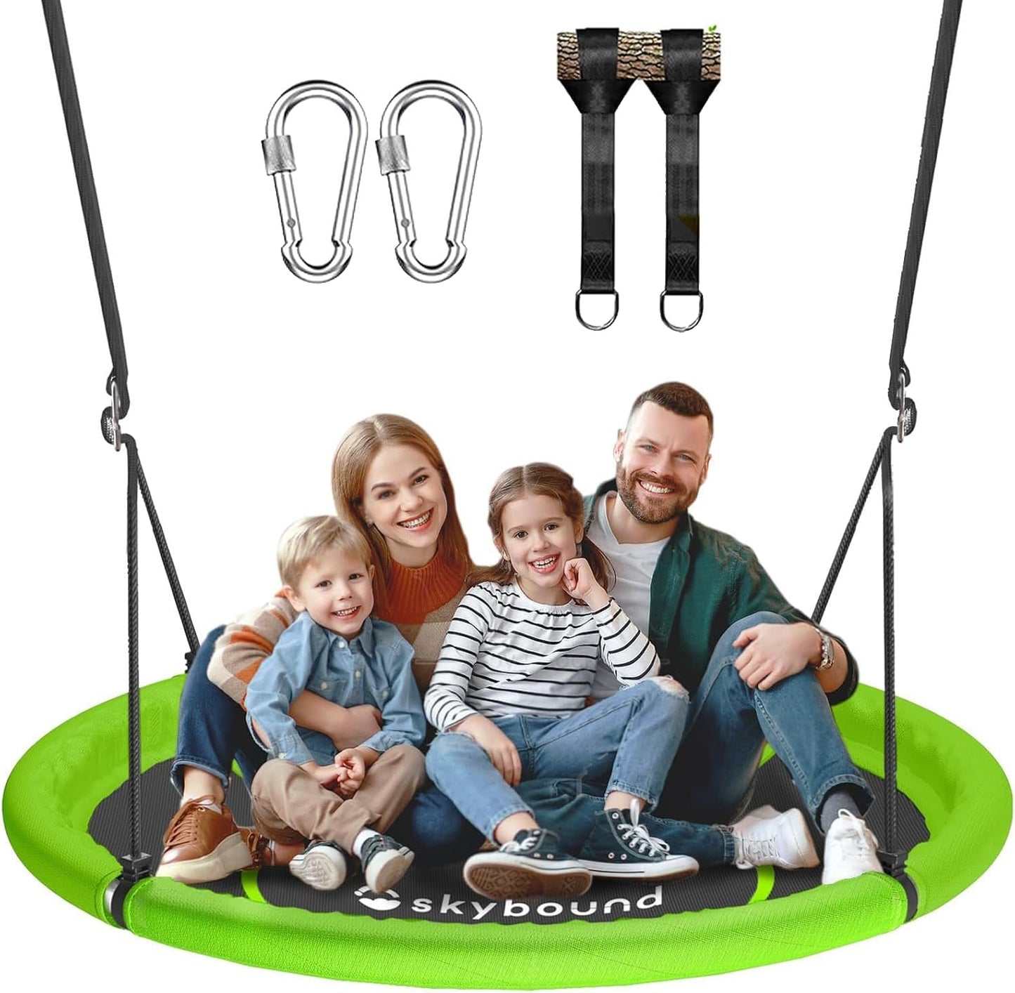 Skybound 43 Saucer Swing for Kids - Durable Outdoor Fun
